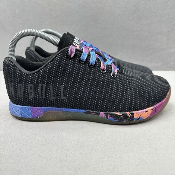 NOBULL Outwork Womens Size 7 Shoes Black Sunset Training Athletic Gym CrossFit - Picture 1 of 9